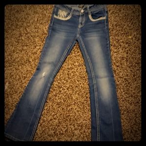 Girls size 8 bootcut, vanilla star